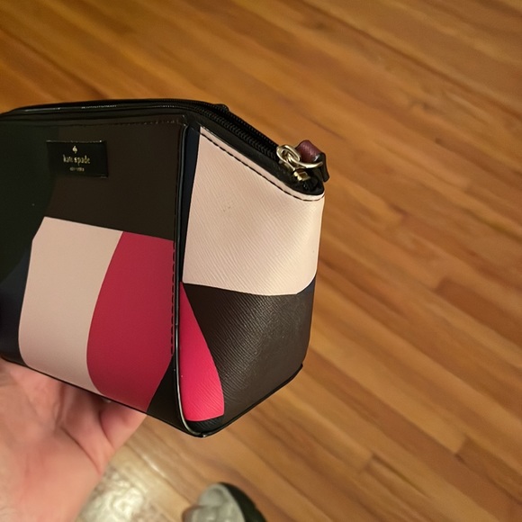Kate Spade multicolored makeup bag. - Picture 2 of 4